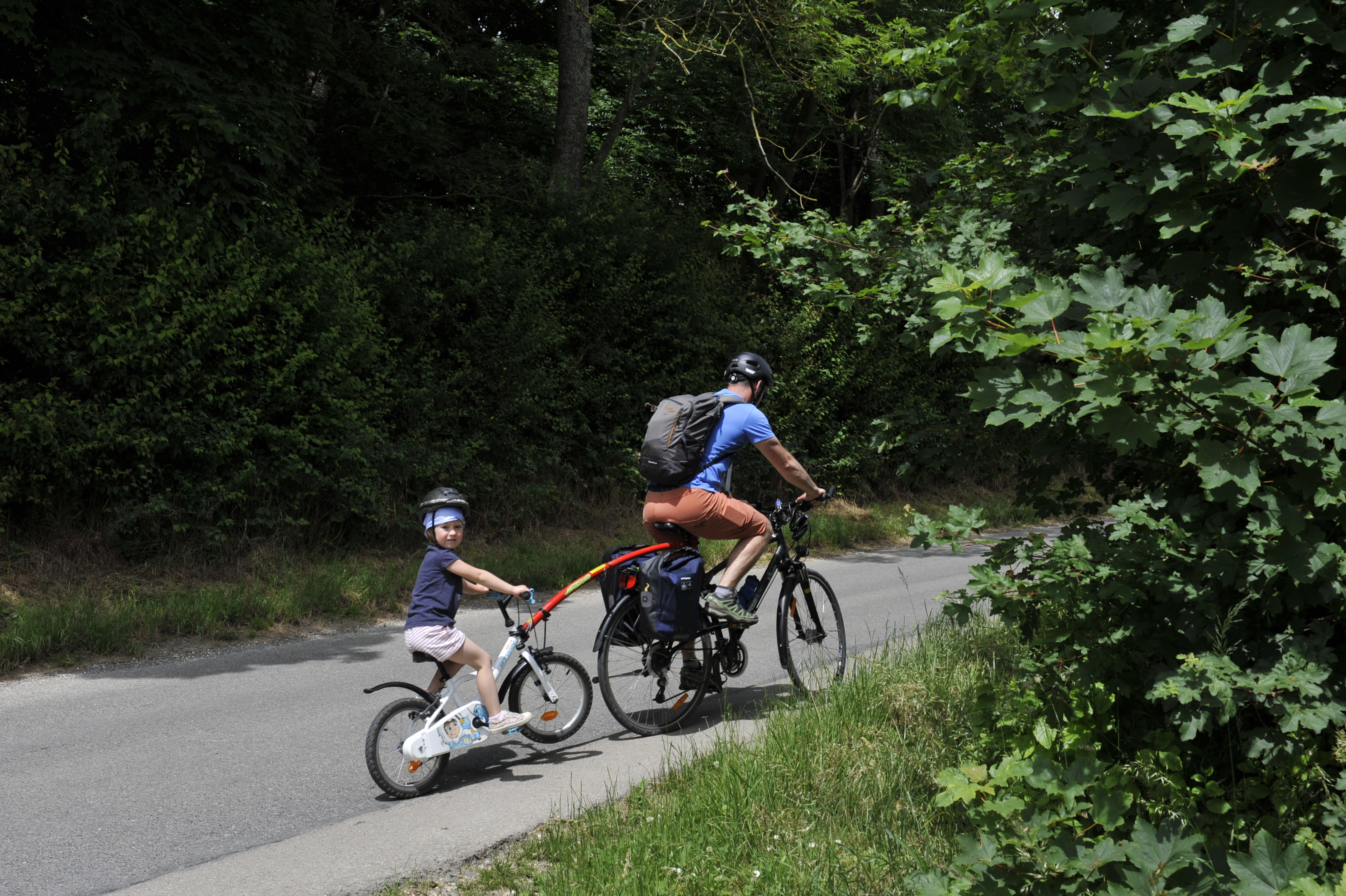 camping hooghe moote vélos